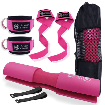 Set de Almohadilla para Barra y Correa de Tobillo para Hip Thrusts
