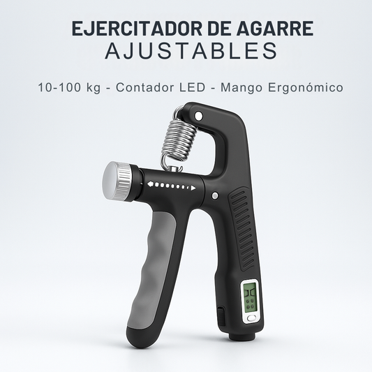 Ejercitador de Agarre Ajustable 100KG - Entrenador para Rehabilitación