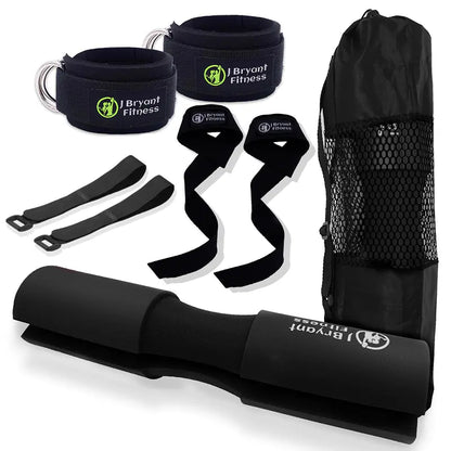 Set de Almohadilla para Barra y Correa de Tobillo para Hip Thrusts