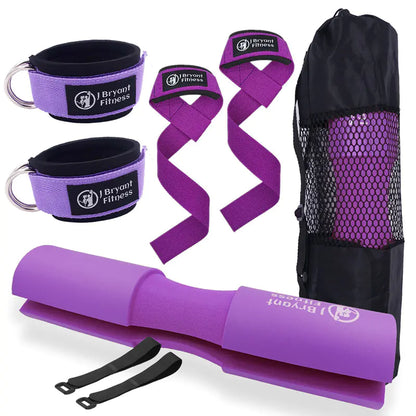 Set de Almohadilla para Barra y Correa de Tobillo para Hip Thrusts